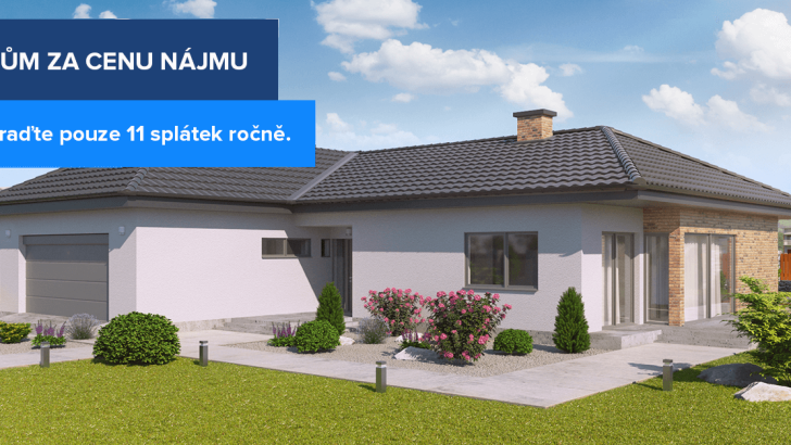 Vlastní dům na klíč za cenu nájmu? Jde to a ve špičkové kvalitě